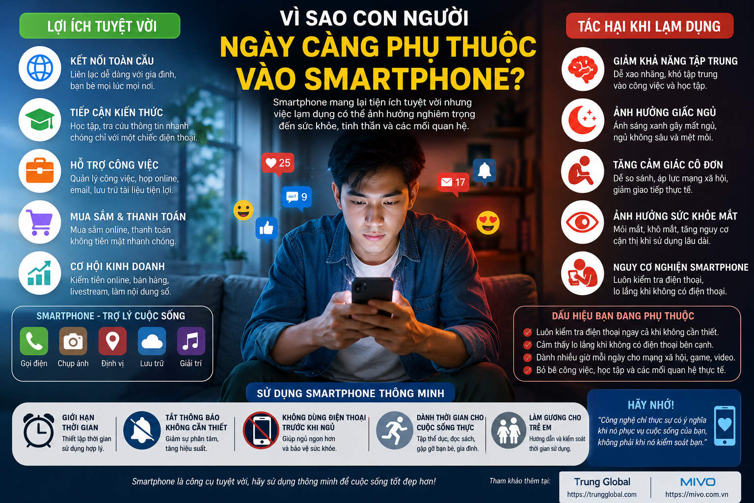 Vì Sao Con Người Ngày Càng Phụ Thuộc Vào Smartphone?