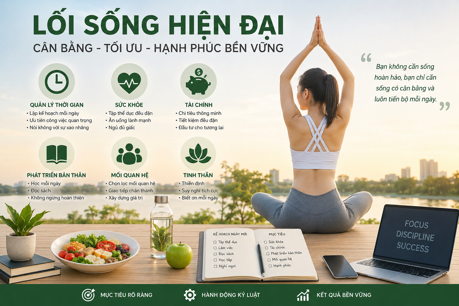 Lối Sống Hiện Đại 2026: Cân Bằng, Tối Ưu Và Hạnh Phúc Bền Vững