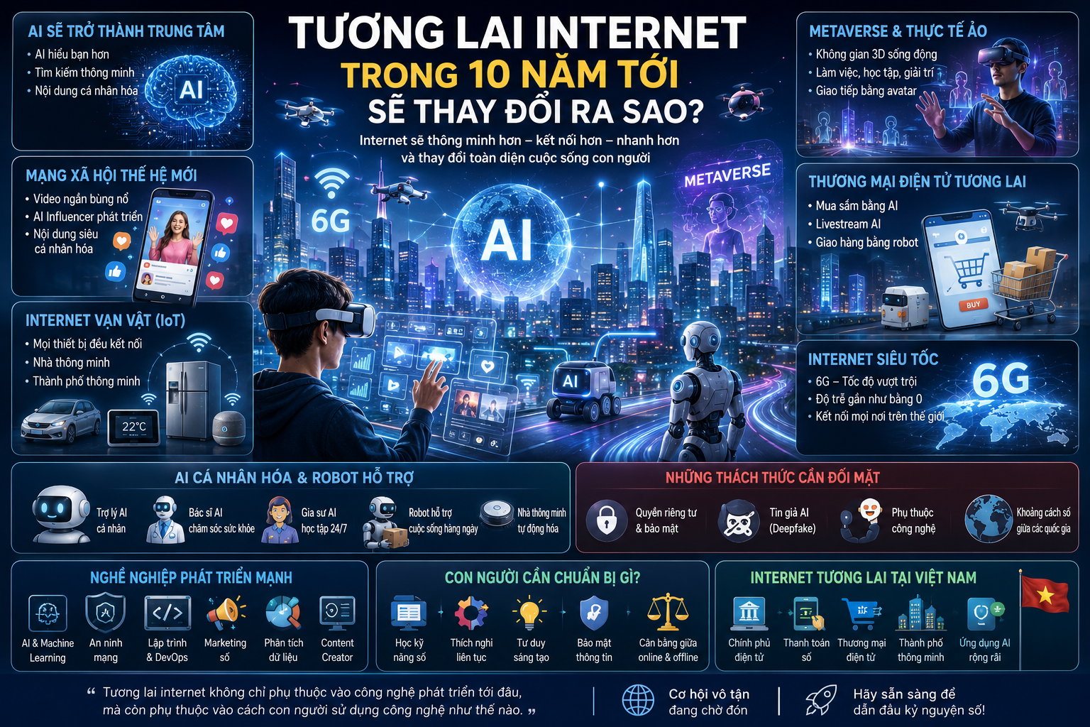Tương Lai Internet Trong 10 Năm Tới Sẽ Thay Đổi Ra Sao?